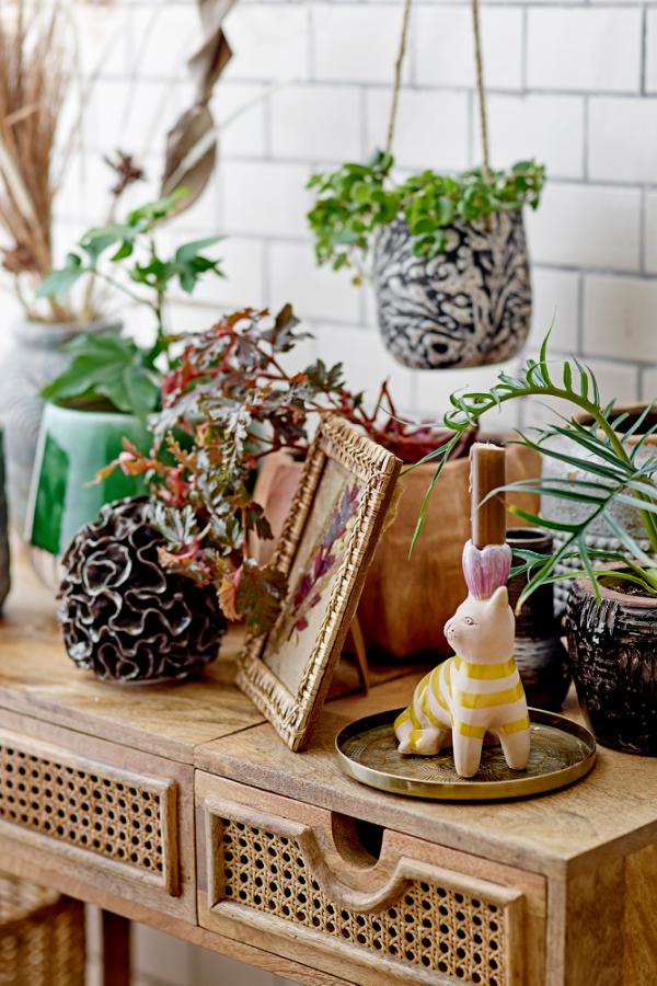 Bloomingville Mamie Candle Holder, Multi, Stoneware