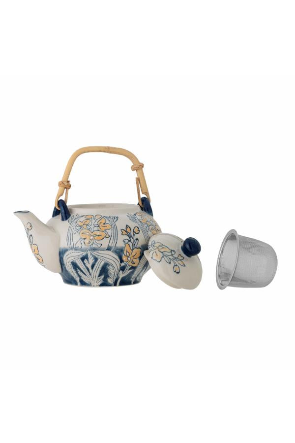 Creative Collection Myah Teapot w/Teastrainer, Multi, Stoneware