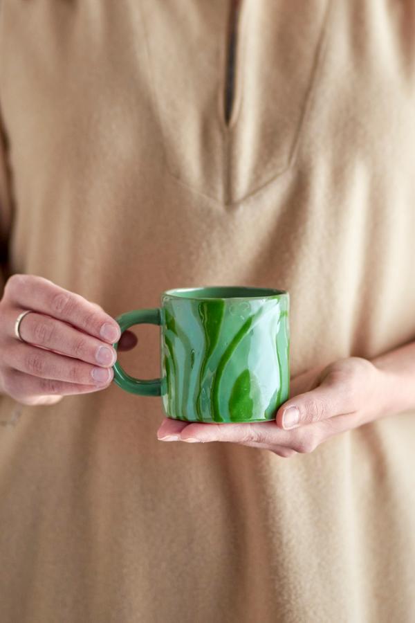 Bloomingville Ninka Cup, Green, Stoneware