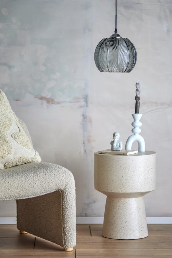 Bloomingville Adar Pendant Lamp, Grey, Glass