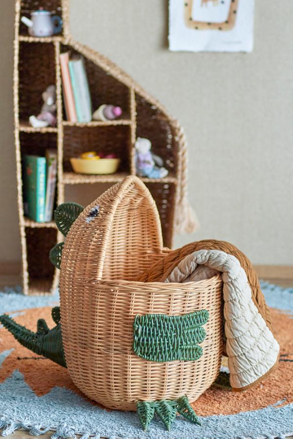 Bloomingville Mini Eddi Basket, Nature, Rattan