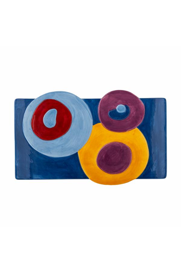 Bloomingville Polivia Tray, Multi, Ceramic