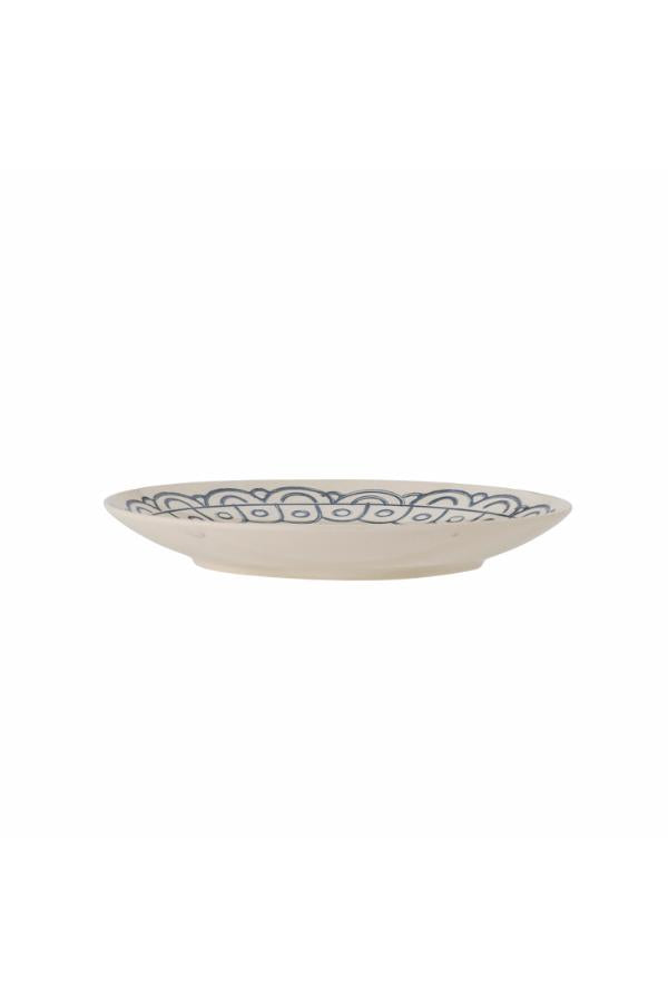 Creative Collection Maple Plate, Blue, Stoneware
