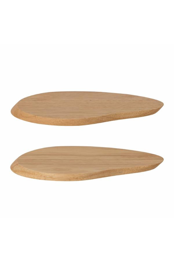 Bloomingville Gong Cutting Board, Nature, Rubberwood
