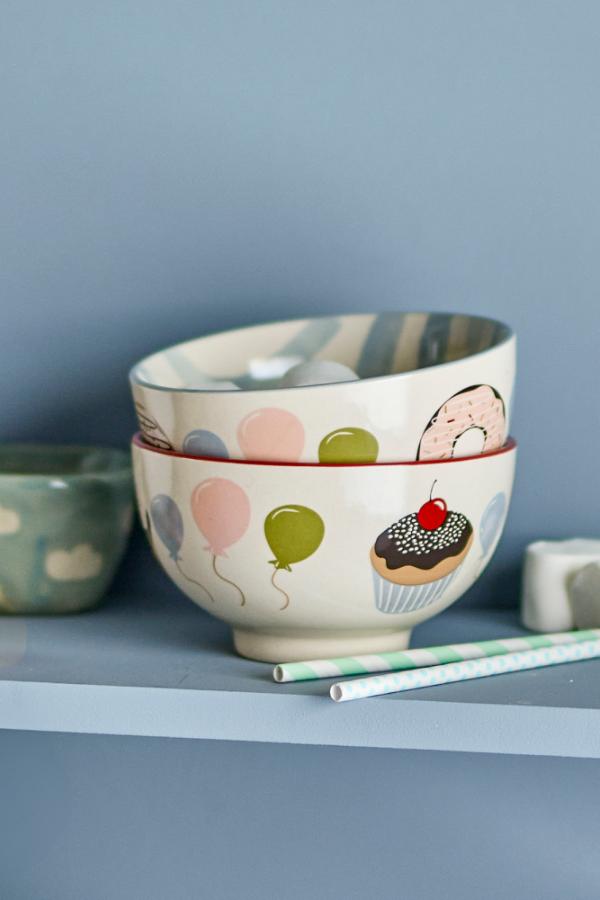 Bloomingville Mini Darby Bowl, Multi, Stoneware
