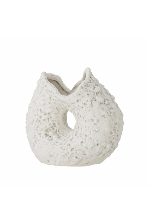 Creative Collection Fianna Vase, White, Stoneware