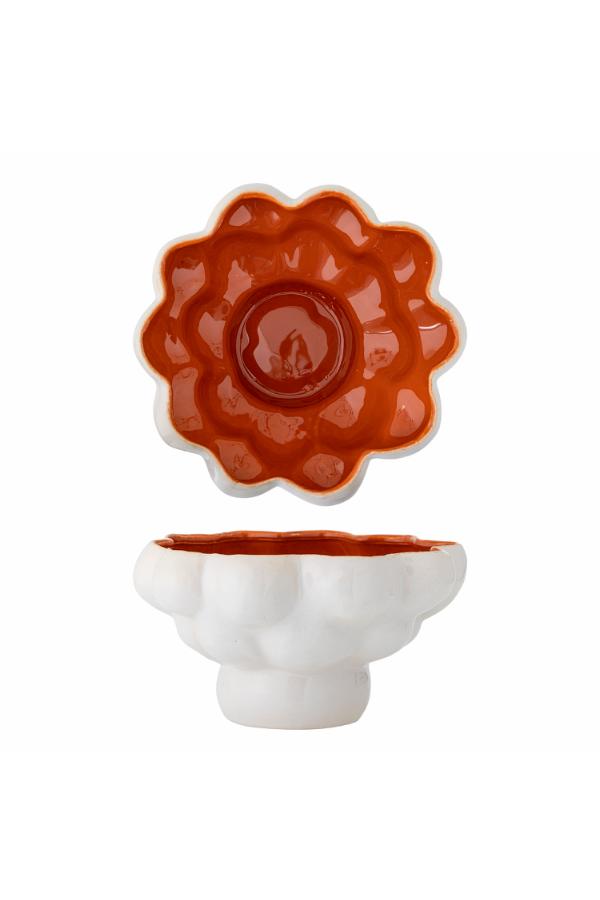Bloomingville Valkyrie Bowl, White, Stoneware