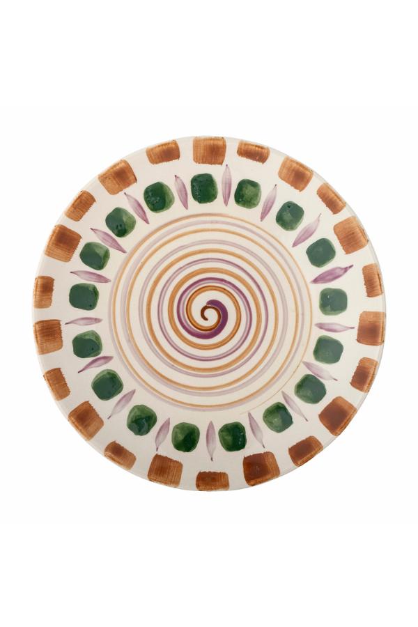 Bloomingville Shama Plate, Multi, Stoneware