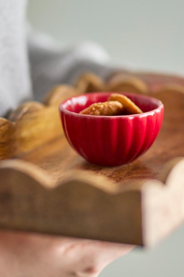 Bloomingville Latina Bowl, Red, Stoneware