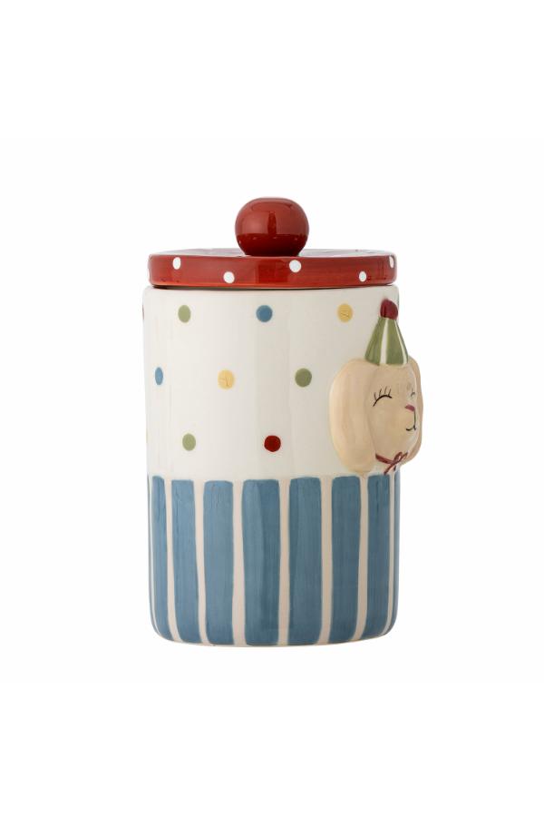 Bloomingville Mini Party Jar w/Lid, Multi, Stoneware