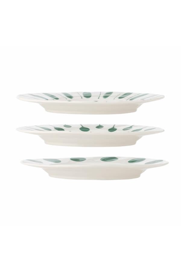 Creative Collection Linora Plate, Green, Stoneware