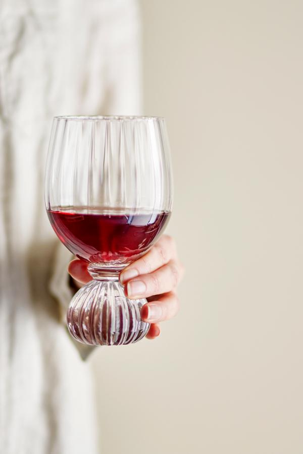 Bloomingville Taurin Wine Glass, Clear, Glass