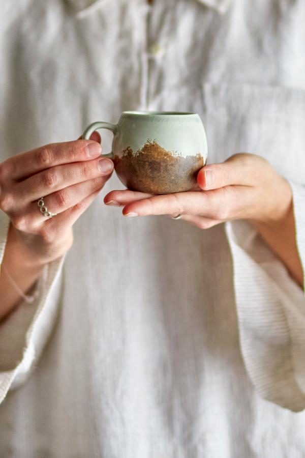 Bloomingville Paula Espresso Cup, Brown, Stoneware