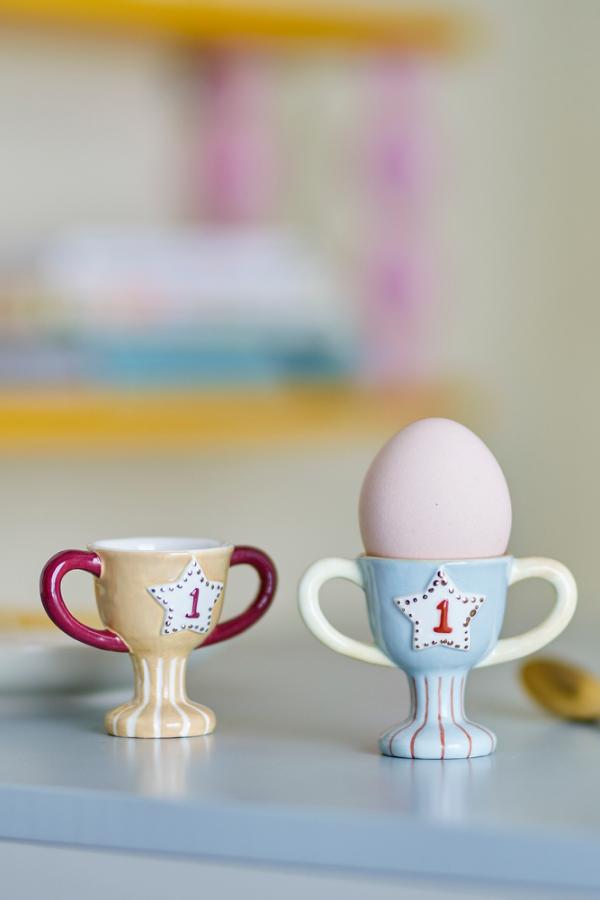 Bloomingville Mini Trophy Egg Cup, Multi, Stoneware