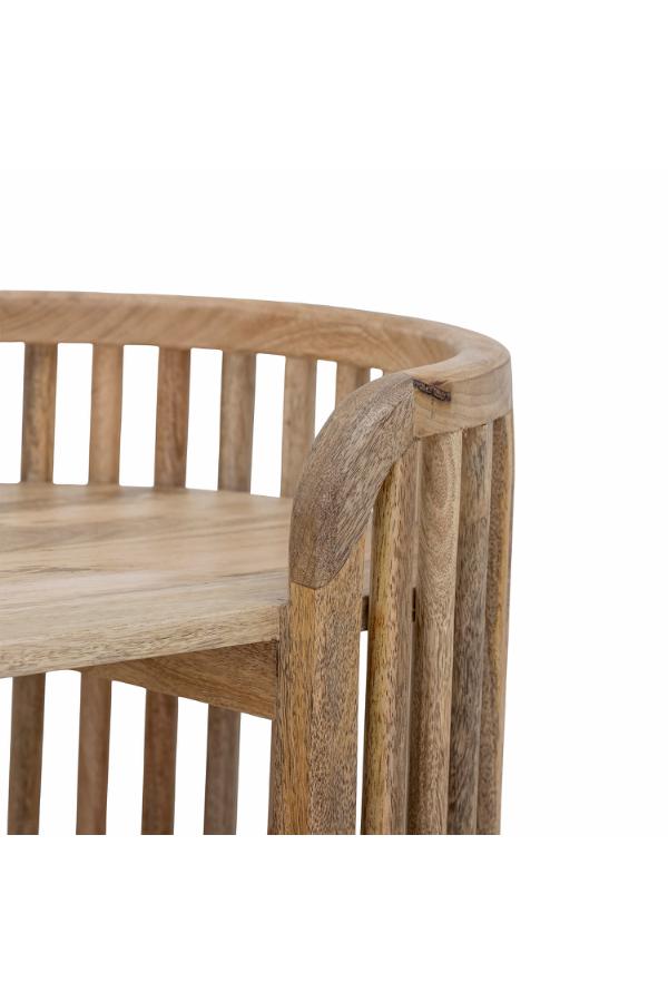 Creative Collection Sali Bookcase, Nature, Mango