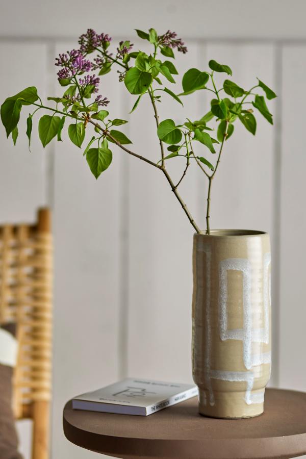 Bloomingville Vefa Deco Vase, Nature, Terracotta
