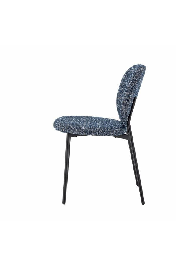 Bloomingville Percey Dining Chair, Blue, FSC®100% Plywood