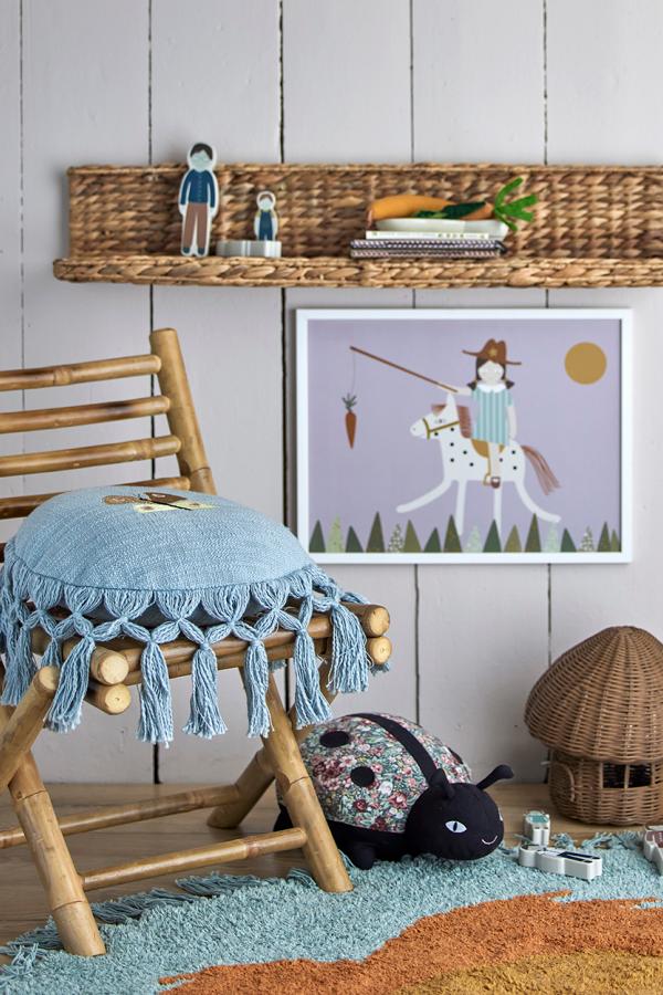 Bloomingville Mini Mini Sole Chair, Nature, Bamboo