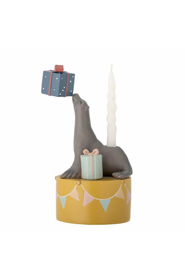 Bloomingville Mini Flor Candle Holder, Multi, Polyresin