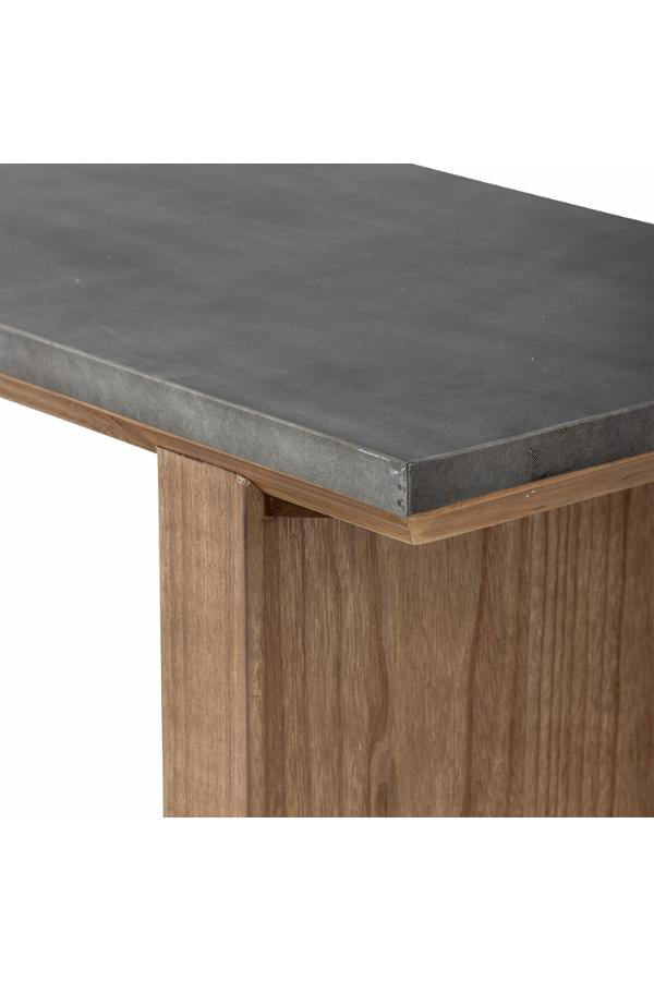 Creative Collection Riva Console Table, Brown, Firwood