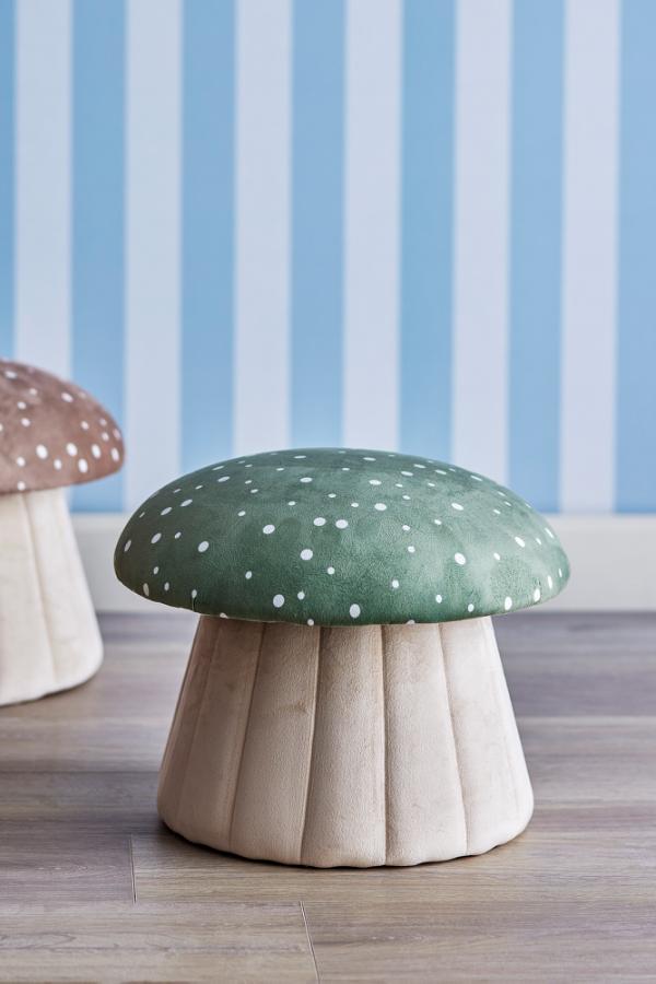 Bloomingville Mini Lue Pouf, Multi, FSC®100%, MDF