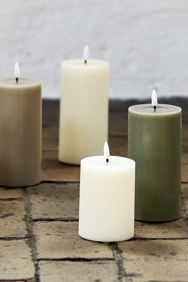 Bloomingville Ponza LED Candle, White, Paraffin