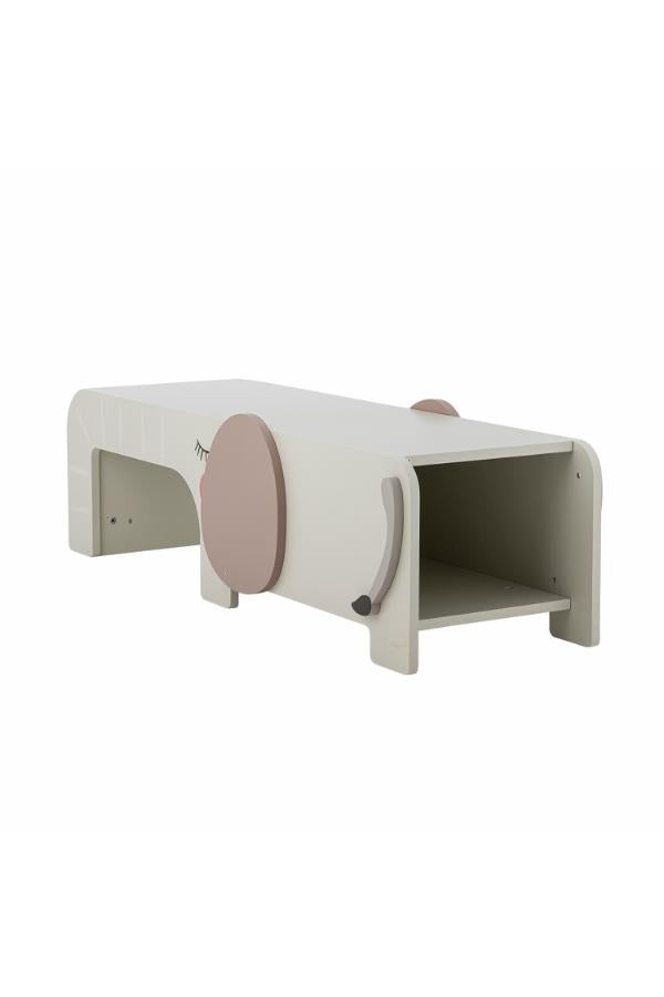 Bloomingville Mini Ferdinand Bench, Grey, FSC®100%, MDF