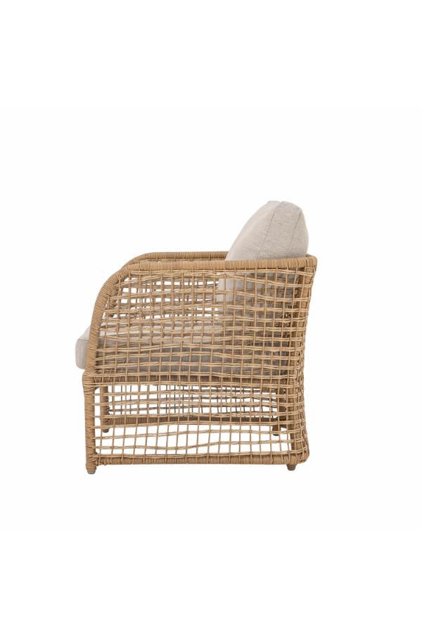 Bloomingville Penzano Lounge Chair, Nature, Polyrattan