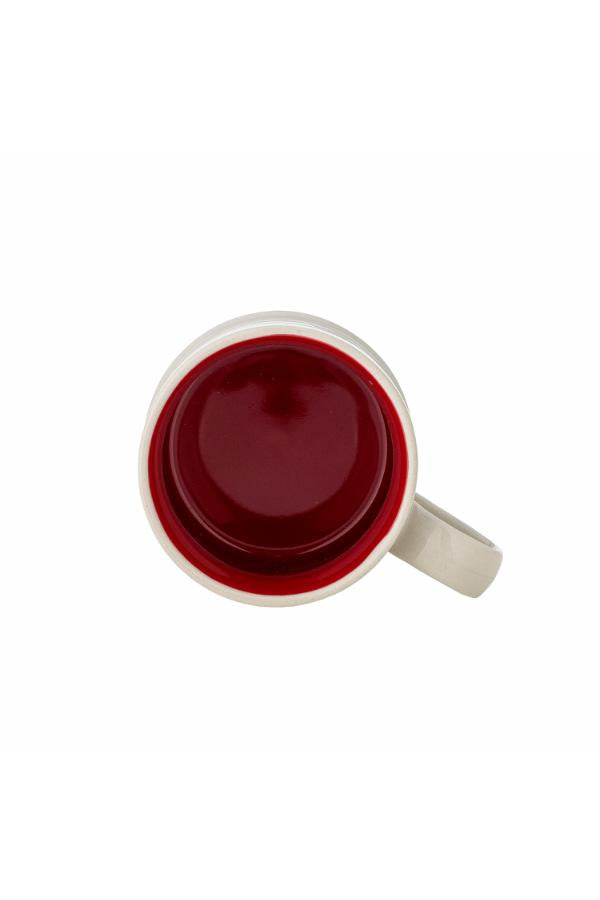 Bloomingville Kenai Cup, Red, Stoneware