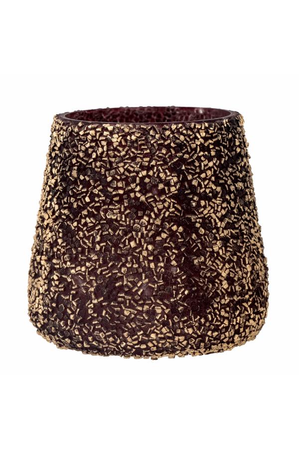 Bloomingville Filiz Votive, Gold, Recycled Glass