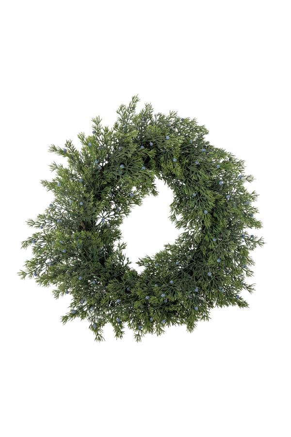 Bloomingville Juniper Wreath, Green, Artificial Flowers