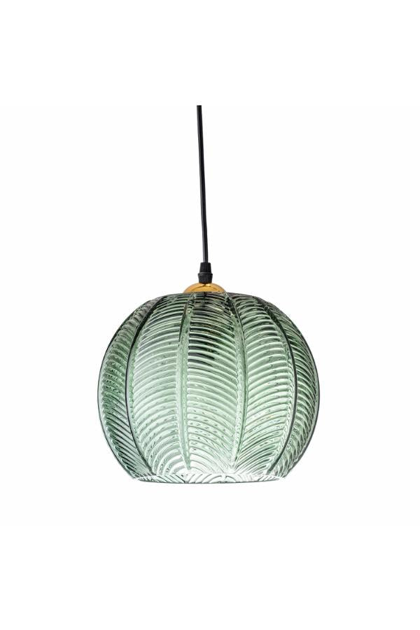 Bloomingville Adar Pendant Lamp, Green, Glass