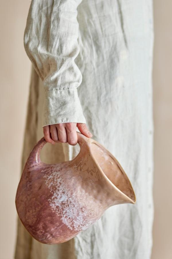 Creative Collection Darlene Jug, Rose, Stoneware