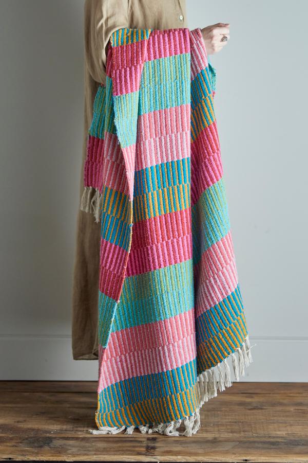 Creative Collection Isnel Throw, Multi, Recycled Cotton