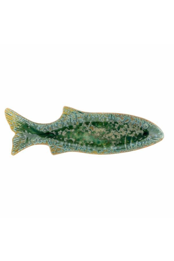 Creative Collection Hadden Serving Plate, Green, Stoneware