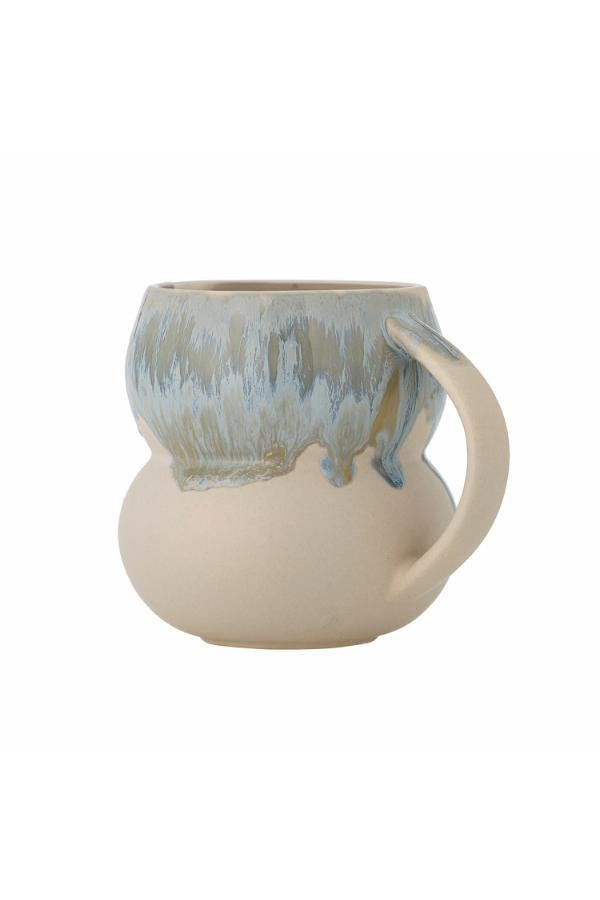 Bloomingville Luna Milk Jug, Blue, Stoneware