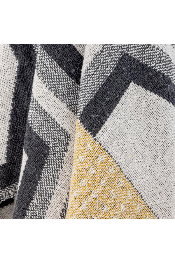Creative Collection Annli Throw, Grey, Recycled Cotton