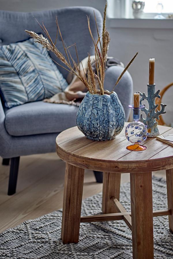 Creative Collection Hetty Vase, Blue, Stoneware