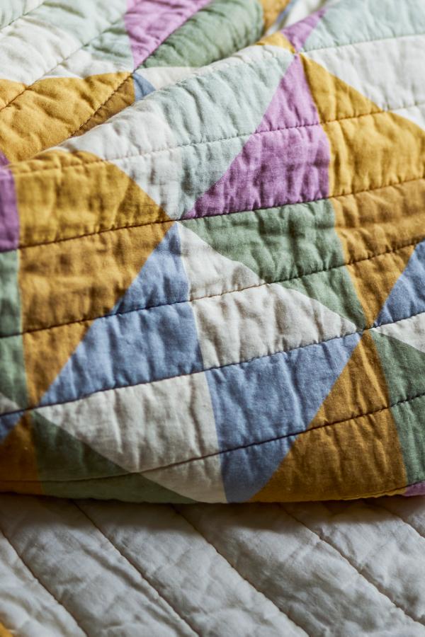 Bloomingville Crewe Quilt, Multi, Cotton OEKO-TEX®