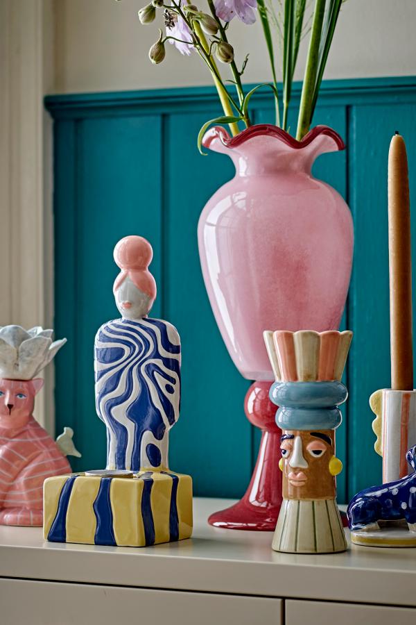 Bloomingville Minio Vase, Multi, Ceramic
