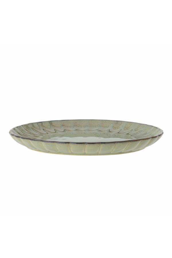 Bloomingville Latina Plate, Green, Stoneware