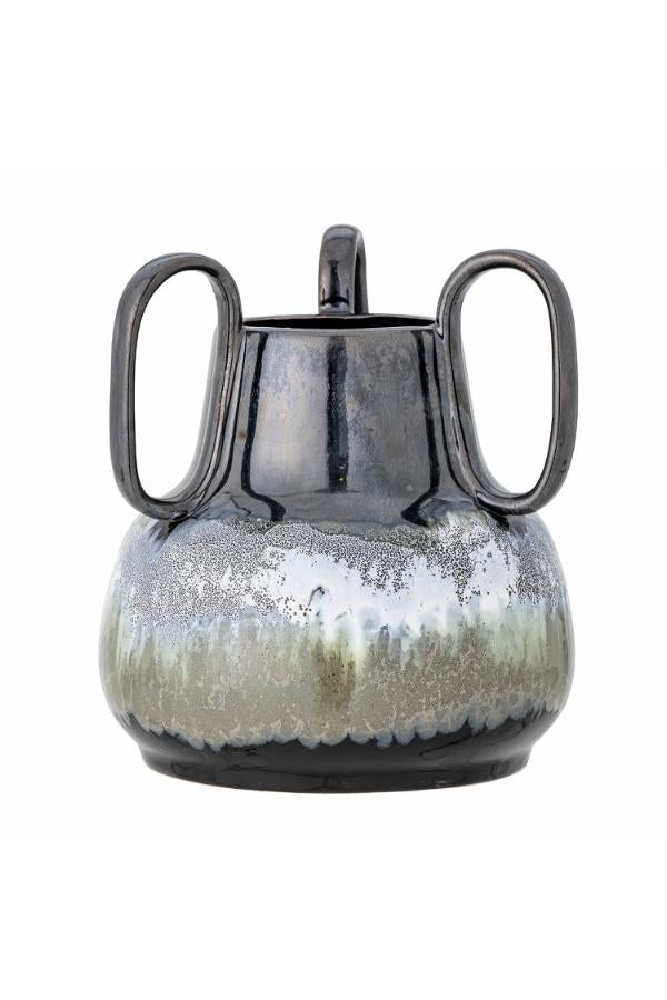 Creative Collection Selim Vase, Black, Stoneware