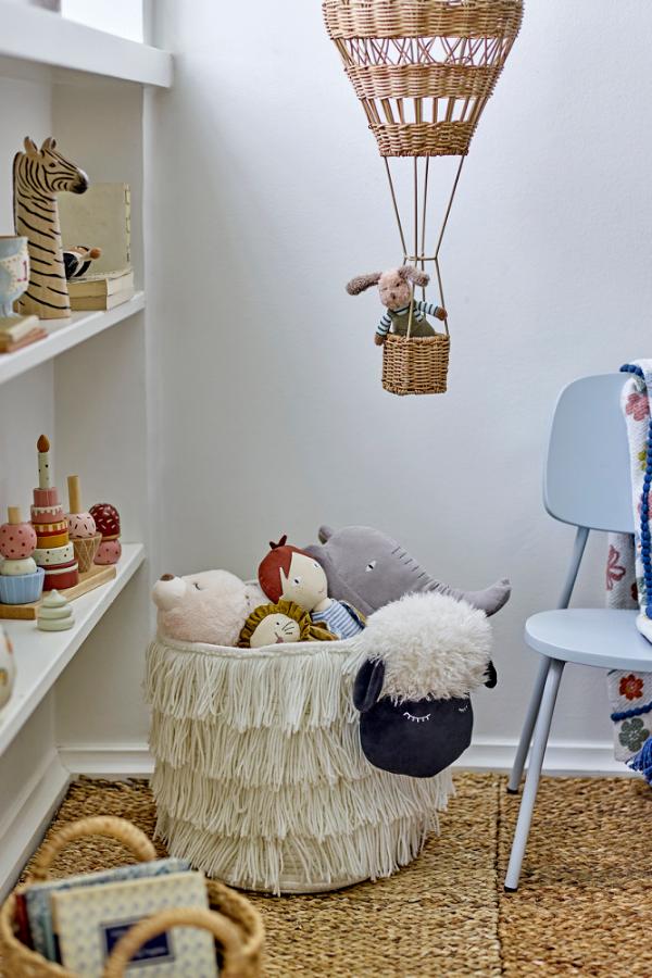 Bloomingville Mini Cherry Throw, Multi, Recycled Cotton