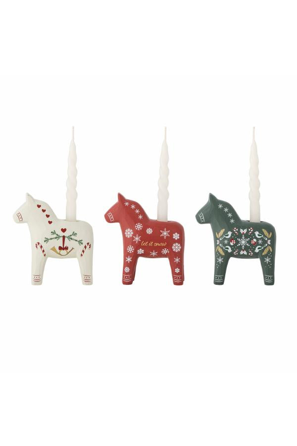 Bloomingville Siffer Candle Holder, Multi, Polyresin