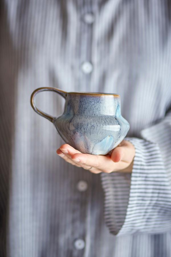 Creative Collection Bessie Mug, Blue, Stoneware