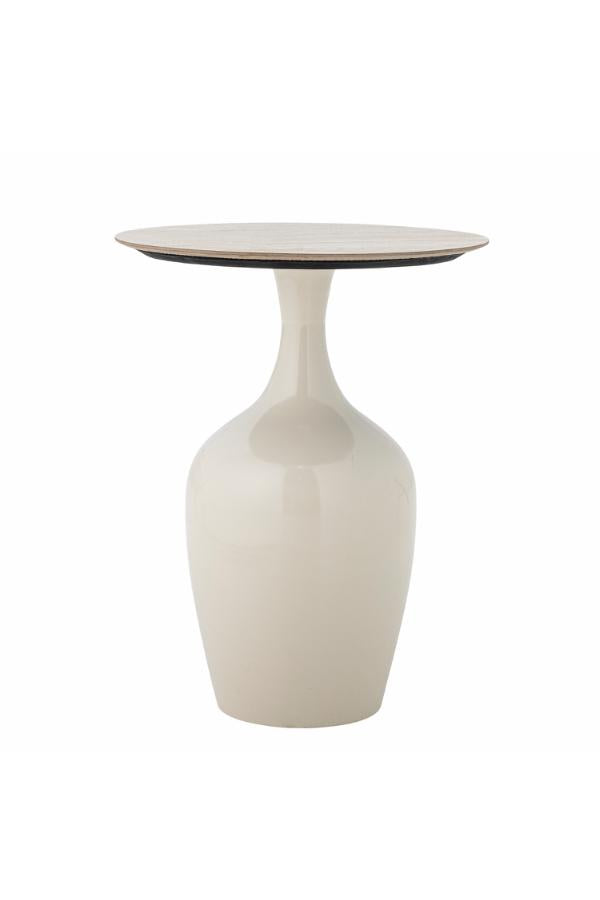 Creative Collection Lecco Side Table, Nature, Metal