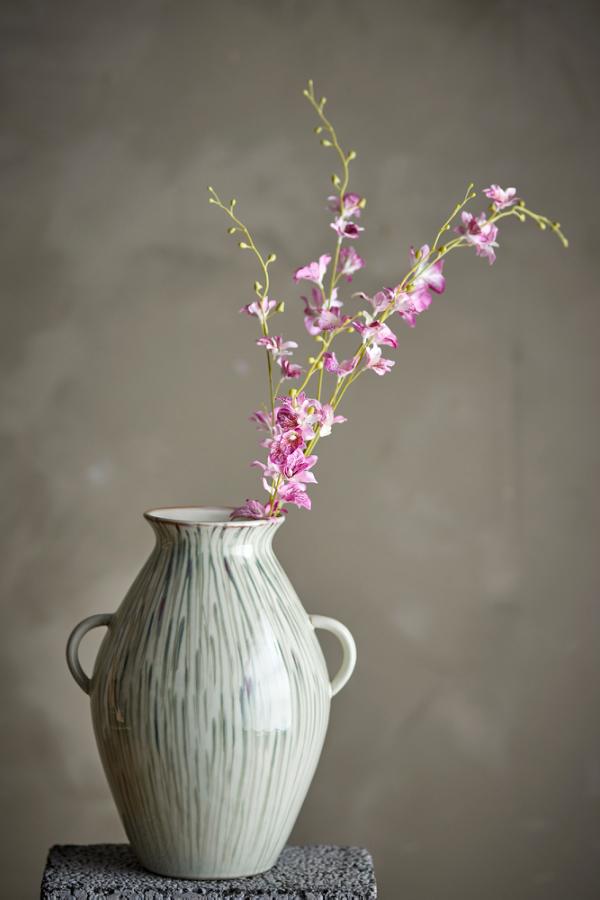 Bloomingville Orchid Stem, Rose, Artificial Flowers