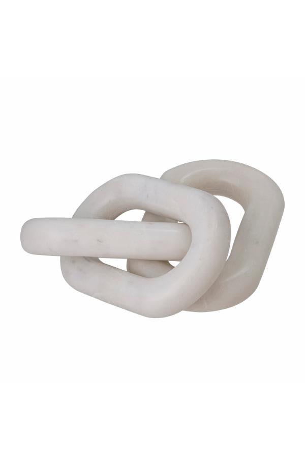 Bloomingville Adee Deco, White, Marble