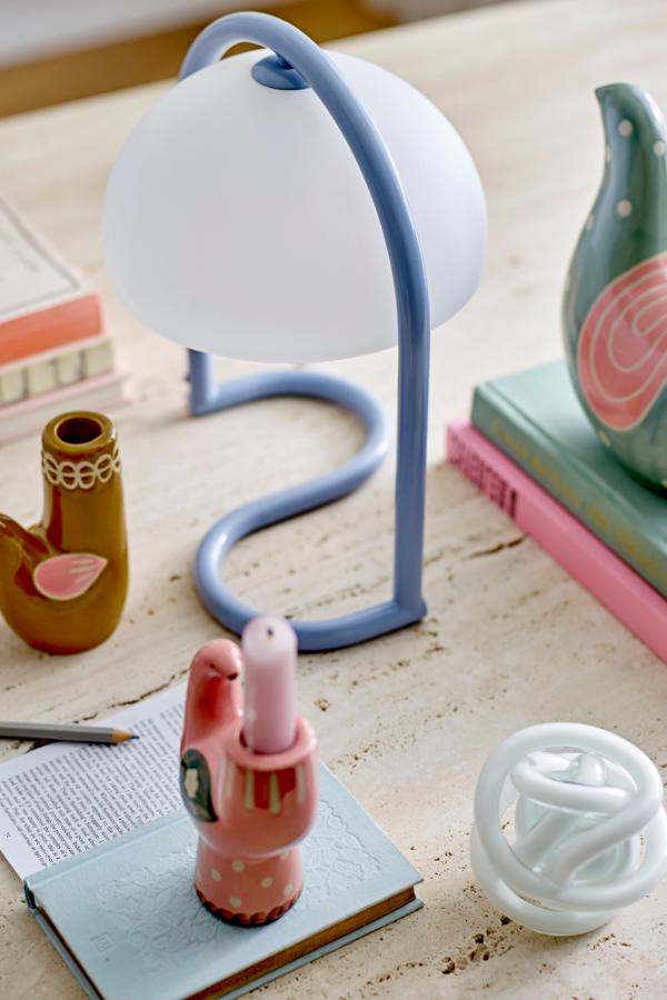 Bloomingville Favour Table lamp, Blue, Acrylic