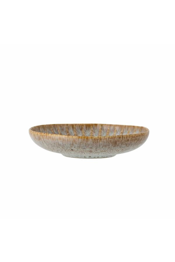 Creative Collection Fleur Plate Deep, Nature, Stoneware